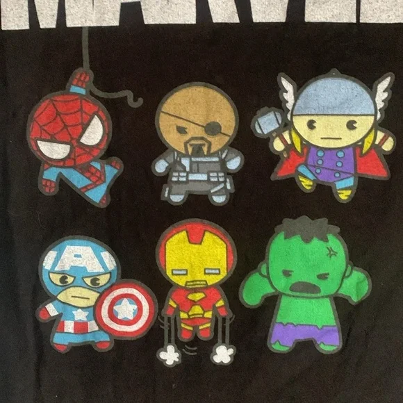 Marvel Kids Graphic Girls Short Sleeve Shirt Size Medium - Picture 4 of 6